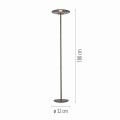 Lampa podłogowa PURE VITRUM Szary LED 2700K 481-15 Paul Neuhause