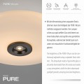 Lampa sufitowa PURE VITRUM Brązowy LED 2700K 6083-34 Paul Neuhause