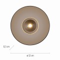 Lampa sufitowa PURE MOON Brązowy LED 2700K 6094-97 Paul Neuhause
