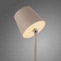 Lampka stołowa BOTERIA piaskowa LED przenośna ładowana USB IP54 19251-39 Just Light