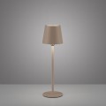 Lampka stołowa BOTERIA piaskowa LED przenośna ładowana USB IP54 19251-39 Just Light