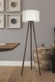 ASZ.1608 PIKO LAMPA PODŁOGOWA ORZECH/WALNUT-CREAM Zuma Line