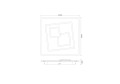 MS-3041S DUNK LAMPA SUFITOWA CZARNY/BLACK Zuma Line